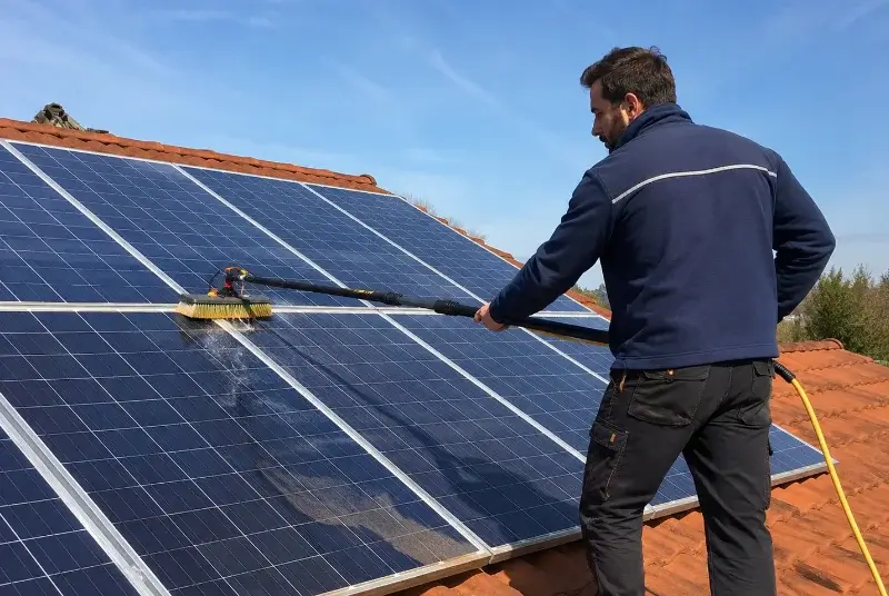 Nettoyage et entretien de panneaux solaires à Mosnac